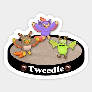 My Singing Monsters Tweedle Air Island Disc Sticker